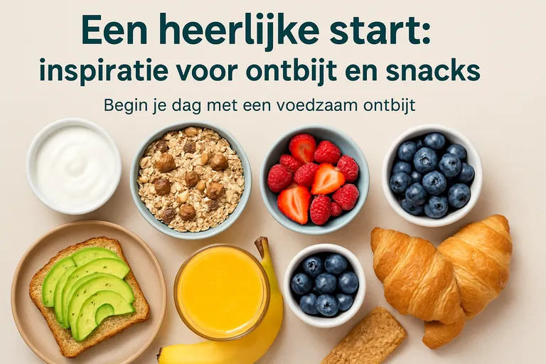 Een heerlijke start: inspiratie voor ontbijt en snacks